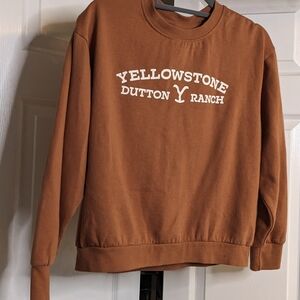 Yellowstone Dutton Ranch Rust Color Sweatshirt